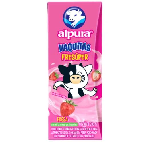 LECHE ALPURA FRESA 200ML