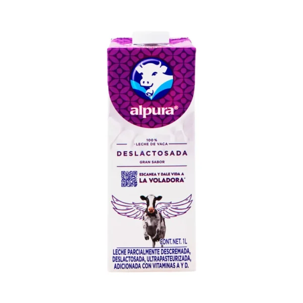 LECHE ALPURA DESLACTOSADA 1L