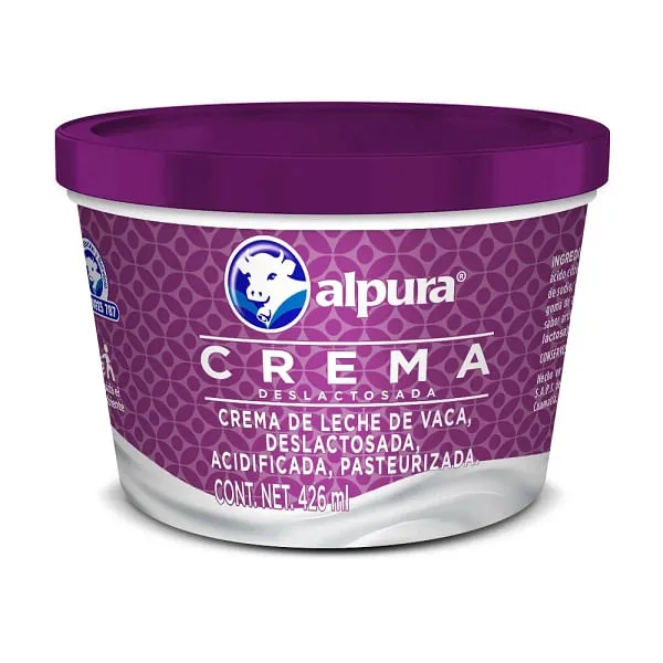 CREMA ALPURA DESLACTOSADA 450ML