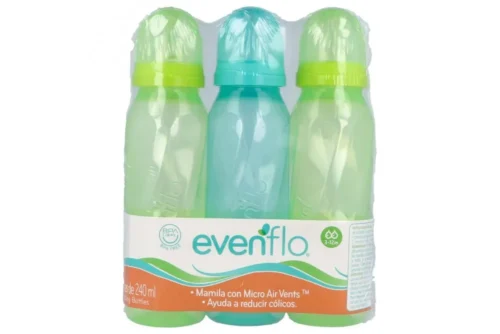 PAQUETE BIBERON 3PZ EVENFLO