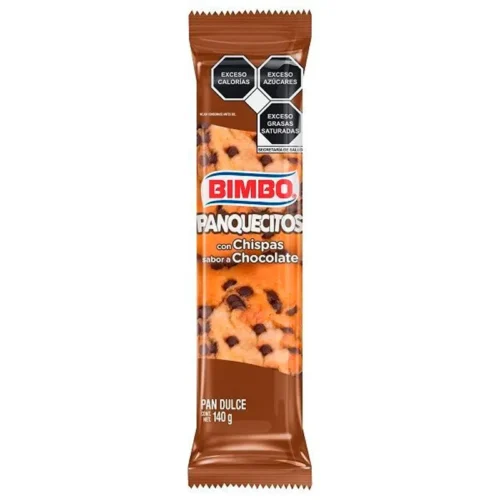 PANQUESITOS CON CHISPAS DE CHOCOLATE  2PZ