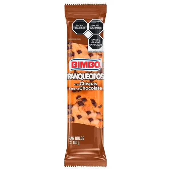 PANQUESITOS CON CHISPAS DE CHOCOLATE  2PZ