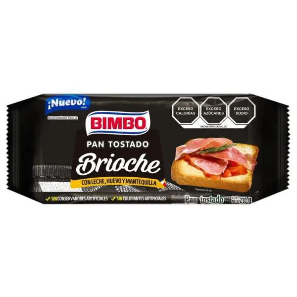 PAN TOSTADO BRIOCHE 210G