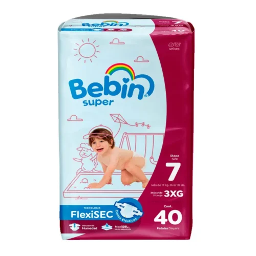 PAÑAL BEBIN SUPER 3X GRANDE 40PZ