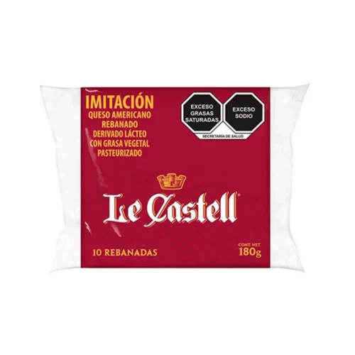 PAQUETITO DE QUESO AMARILLO LE CASTEL 180G