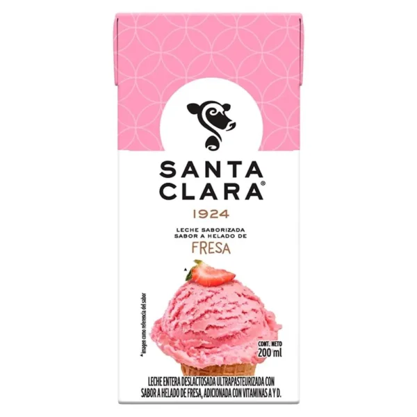 LECHE SANTA CLARA FRESA 200ML