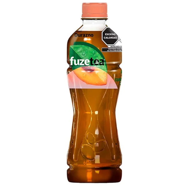 FUZETEA TE NEGRO SABOR DURAZNO 600ML