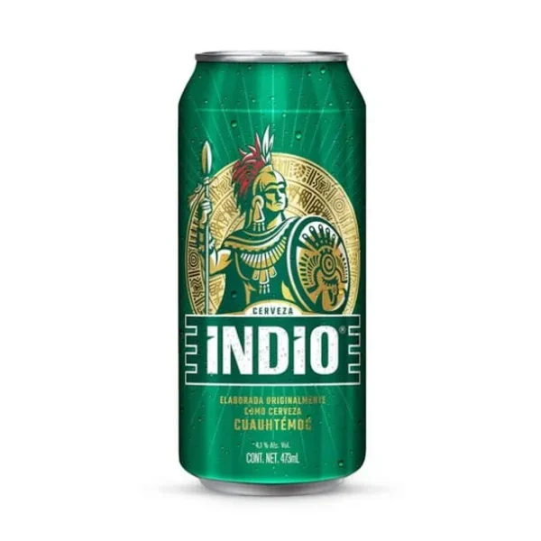 CERVEZA INDIO LATON 473ML