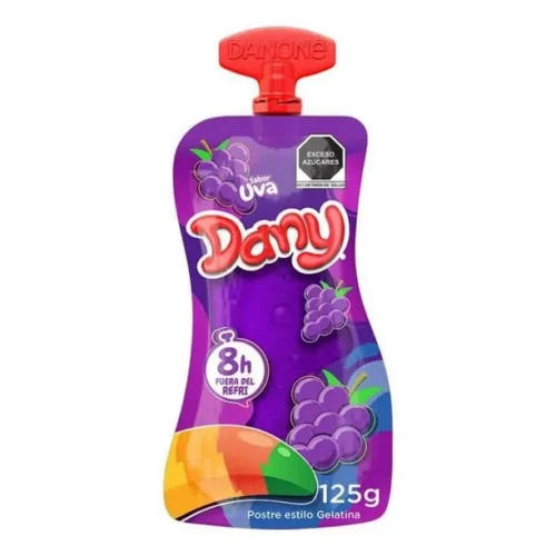GELATINA DANY UVA BOLSA 125G