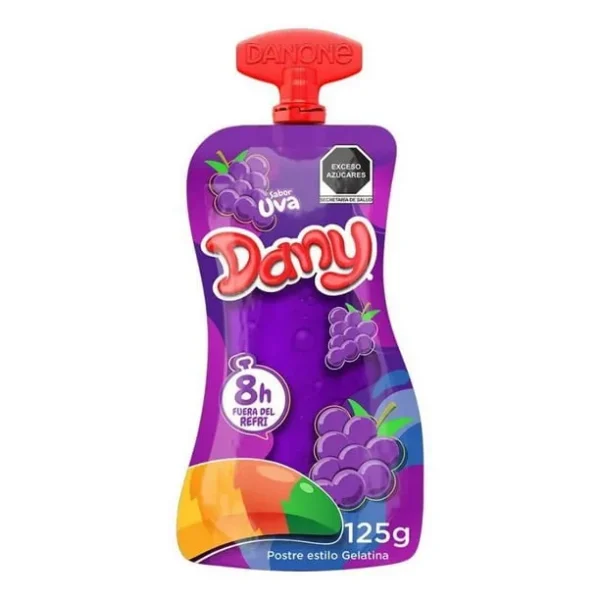 GELATINA DANY UVA BOLSA 125G