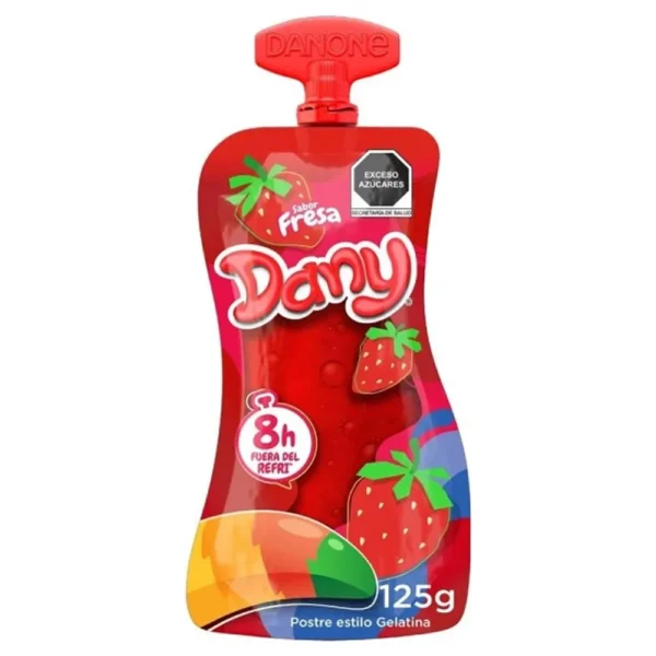 GELATINA DANY FRESA BOLSA 125G