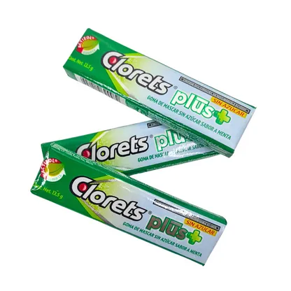 CLORETS PLUS SIN AZUCAR