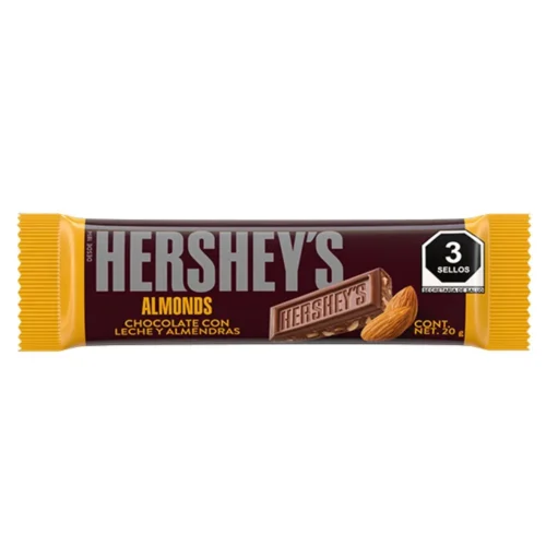CHOCOLATE HERSHEYS ALMENDRAS 27G