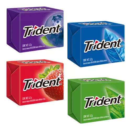 CHICLE TRIDENT 4 S