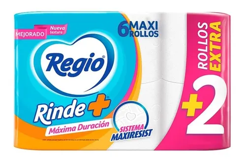 PAPEL HIFGIENICO REGIO RINDE +