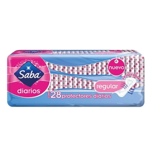 SABA DIARIOS REGULAR 28PZ PANTIPROTECTORES