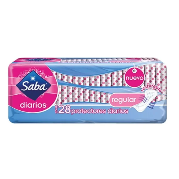 SABA DIARIOS REGULAR 28PZ PANTIPROTECTORES