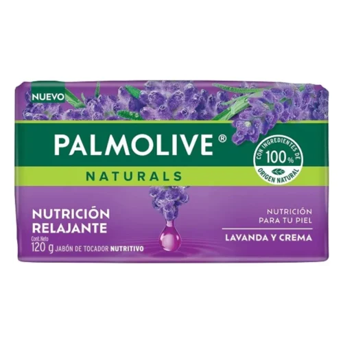 JABON PALMOLIVE LAVANDA Y CREMA 120G