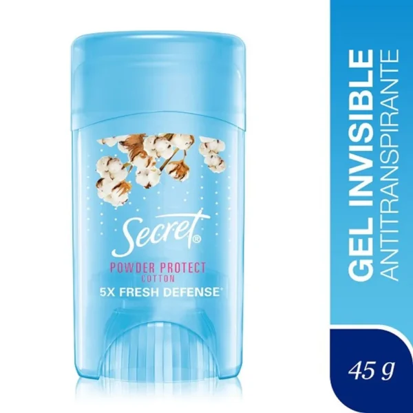 DESODORANTE SECRET COTTON 45G GEL