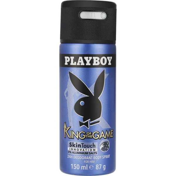 DESODORANTE PLAYBOY KING OF THE GAME 150ML