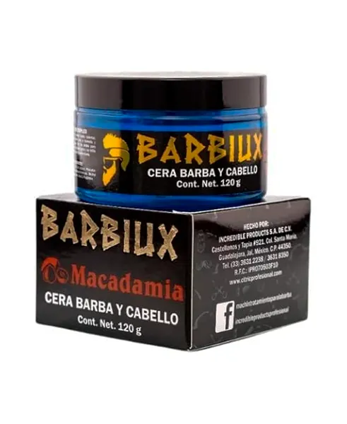 BARBIUX MACHIN CERA BARBA Y CABBELLO 120G MACADAMIA