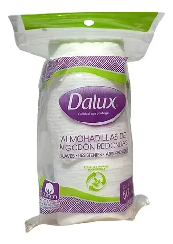 ALMOHADILLAS DE ALGODON DALUX 50PZ
