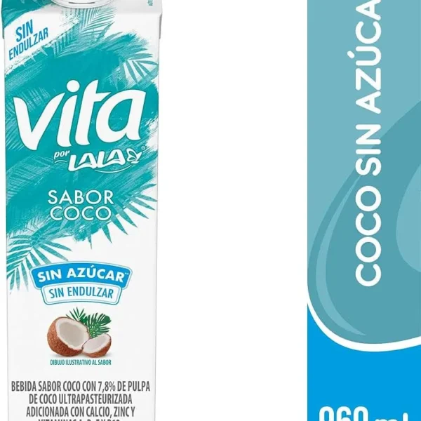 LECHE LALA VITA SIN AZUCAR COCO 1L