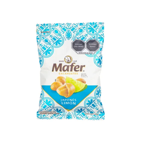 CACAHUATES MAFER JAPONES LIMON 120G