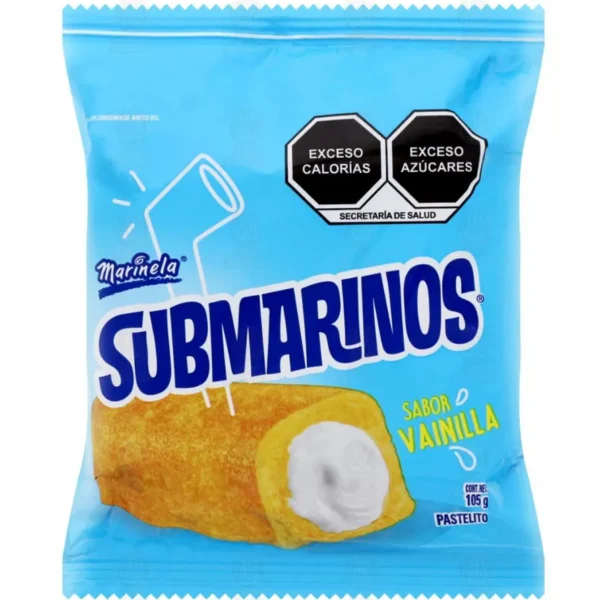 SUBMARINOS VAINILLA 105G