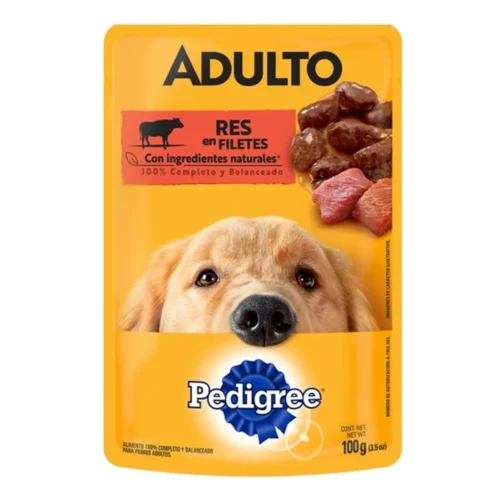 SOBRE PEDIGREE ADULTO RES 100G