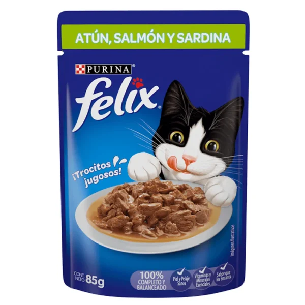 SOBRE FELIX ATUN SALMON Y SARDINA 85G