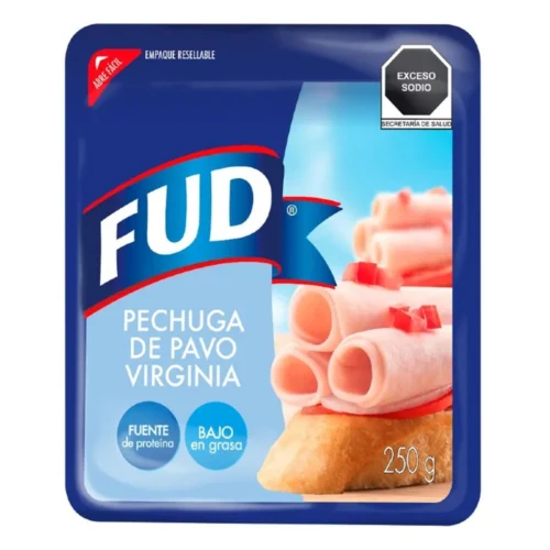 PAQUETE FUD PECHUGA DE PAVO VIRGINIA 250G