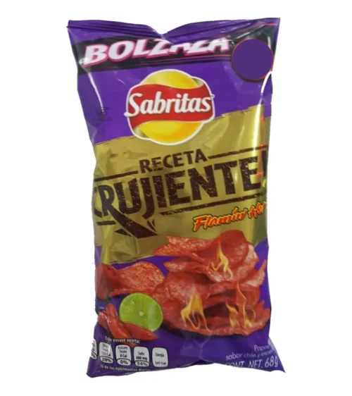 SABRITAS RECETA CRUJIENTE FLAMIN 70GR BOLZAZA