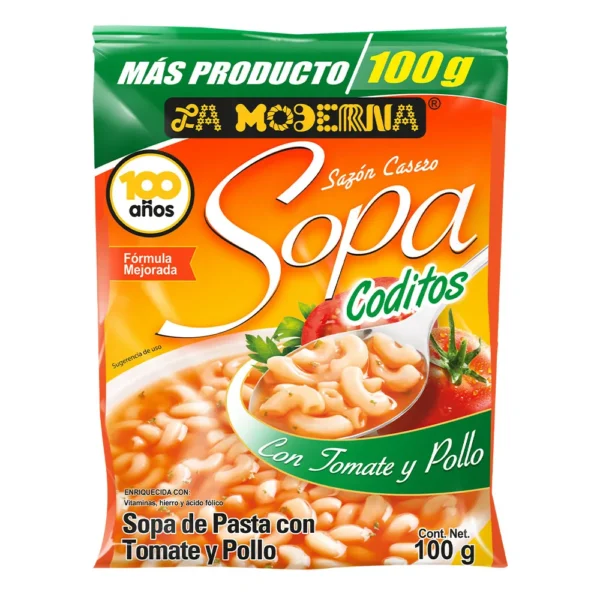 SOPA INSTANTANEA MODERNA CODITOS
