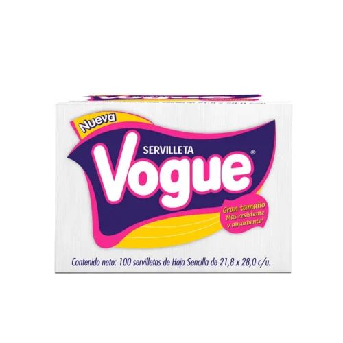 SERVILLETAS VOGUE 100PZ