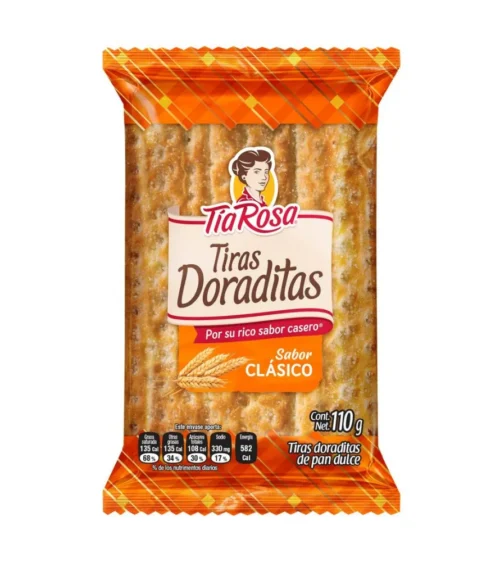 TIRAS DORADITAS 127G TIA ROSA