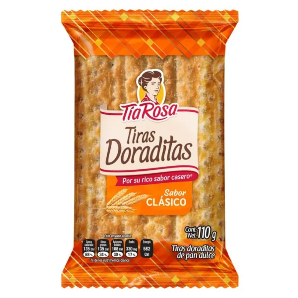 TIRAS DORADITAS 127G TIA ROSA