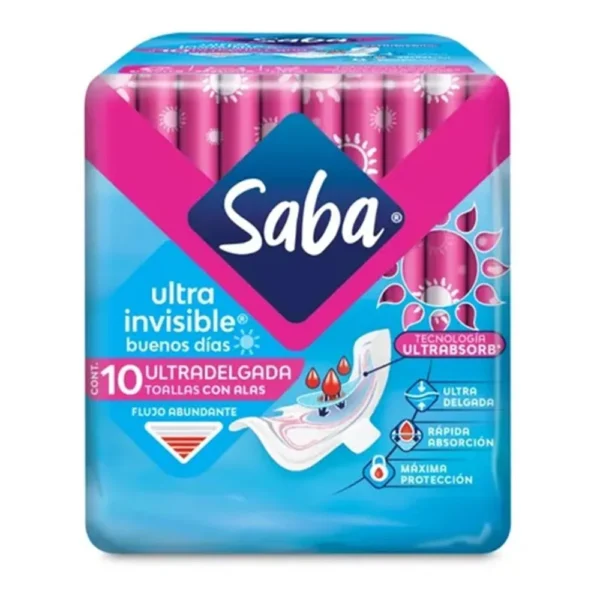 SABA BUENAS NOCHES ULTRA INVICIBLE 10PZ