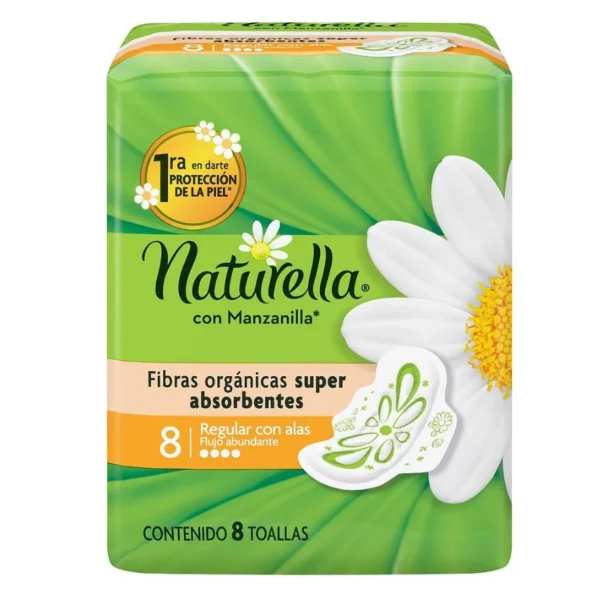 NATURELLA REGULAR 8 PZ TOALLAS SANITARIAS