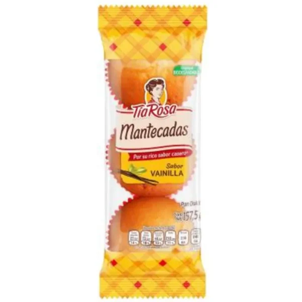 MANTECADAS VAINILLA TIA ROSA 3P
