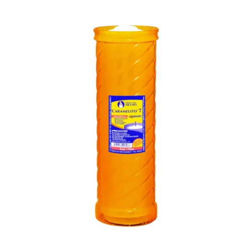 VELADORA ECOLOGICA CARAMELITO 7