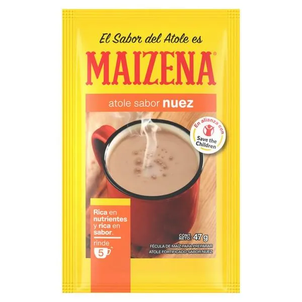 SOBRE MAIZENA ATOLE DE NUEZ