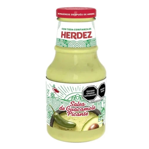 SALSA GUACAMOLE PICANTE HERDEZ 240G