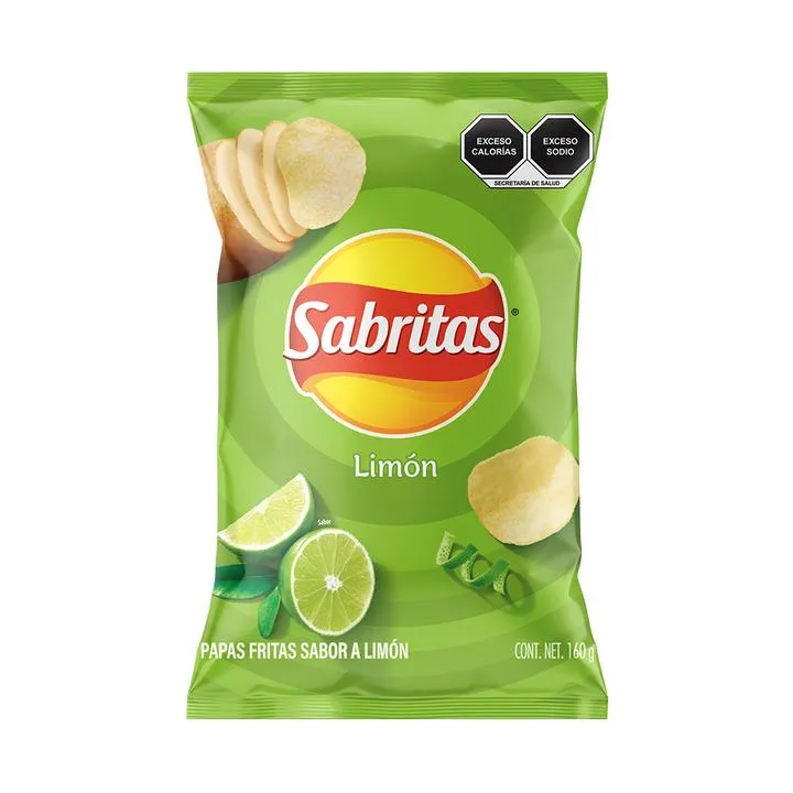SABRITAS LIMON 160G