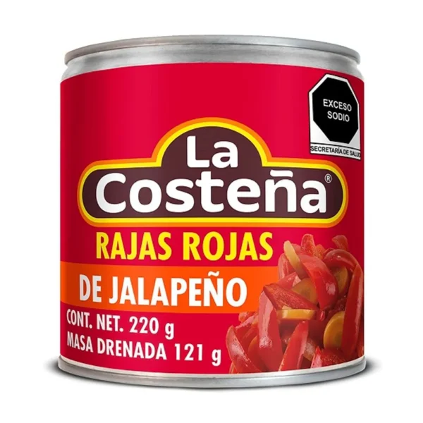 RAJAS ROJAS MEDIANAS 220G LA COSTEÑA