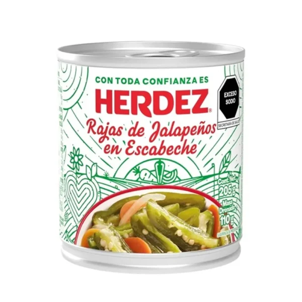RAJAS JALAPEÑOS HERDEZ 205G