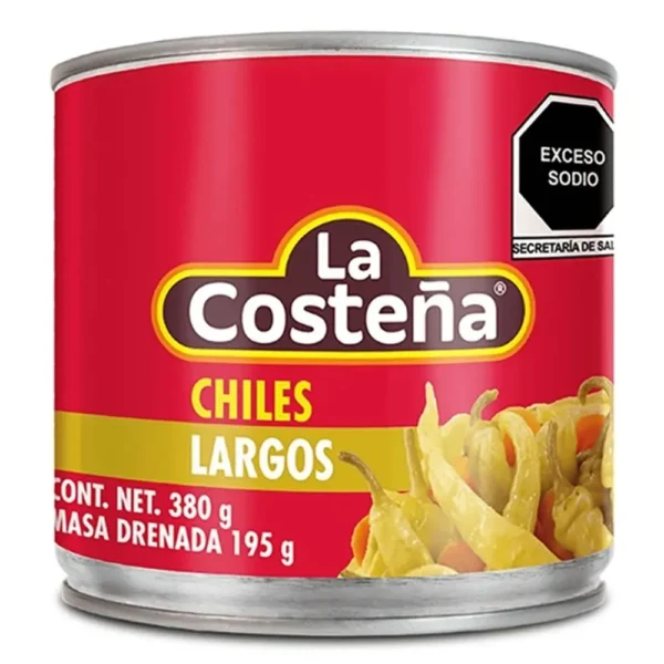 CHILES LARGOS 380G LA COSTEÑA