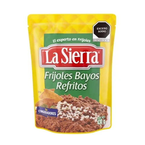 LA SIERRA BAYOS REFRITOS 430G FRIJOLES REFRITOS BAYOS