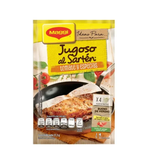 JUGOSO AL SARTEN TOMATE Y ESPECIAS