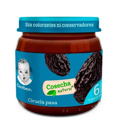 GERBER CIRUELA PASA 6TA 100G
